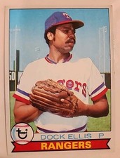 1979 Topps Baseball Card 691 Dock Ellis Texas Rangers 