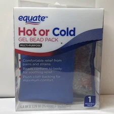 Equate Multi-Purpose Hot or Cold Gel Bead Pack, 4.5" x 7.75"