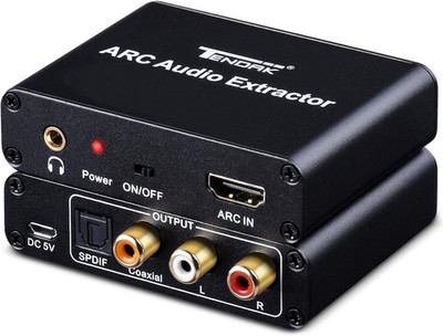 HDMI ARC Adapter, Tendak ARC Audio Extractor with Digital Optical TOSLINK Spdif/