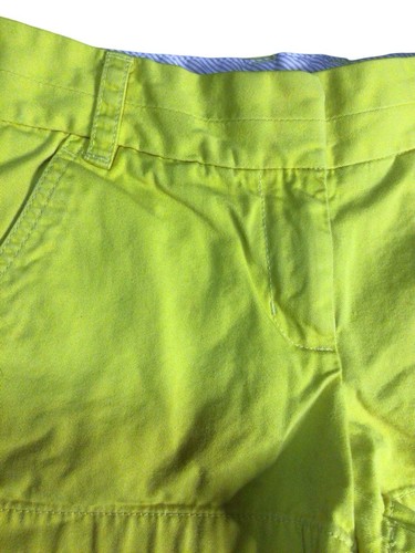 J Crew Womens Broken In Chino 100% Cotton Shorts Yellow Size 0 Preppy Summer - Picture 7 of 7