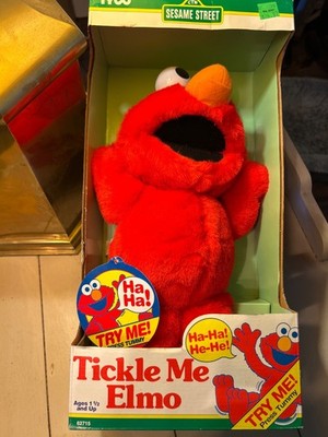 Original VINTAGE 1996 TICKLE ME ELMO SESAME STEET BY TYCO - NEW IN BOX!!
