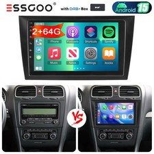 Autoradio 9" DAB+ Android 15 2+64G Carplay navigatore WIFI BT per VW GOLF VI 2008-2012