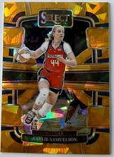 2024 PANINI SELECT WNBA #99 KARLIE SAMUELSON ICE GOLD PRIZMS CONCOURSE 10/10