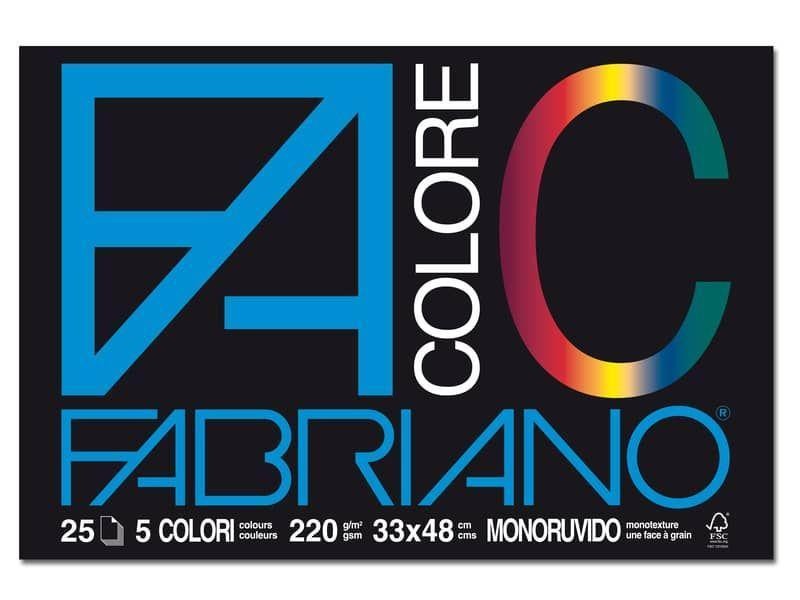Fabriano – Album Da Disegno Colorato Fabriano 24×33 Cm 5 Pezzi