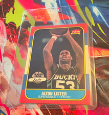 Fleer 1986 Fleer Premier Alton Lister Seattle SuperSonics #64 Traded Card