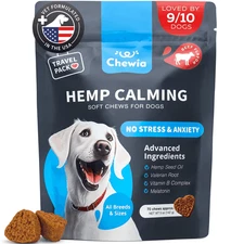 Chews for Dogs   Dog Calming with Melatonin Chamomile Extract Valerian Root