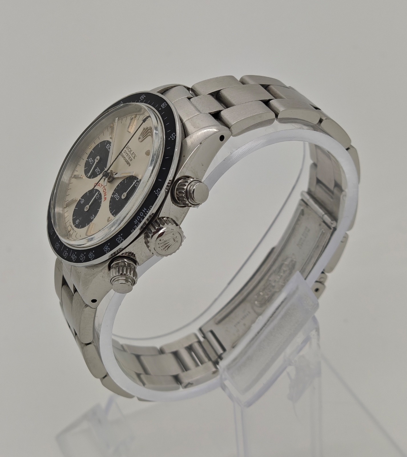 Rolex Daytona Vintage 6263 Big Red Dial  Steel Watch 1980 Full Set image 7