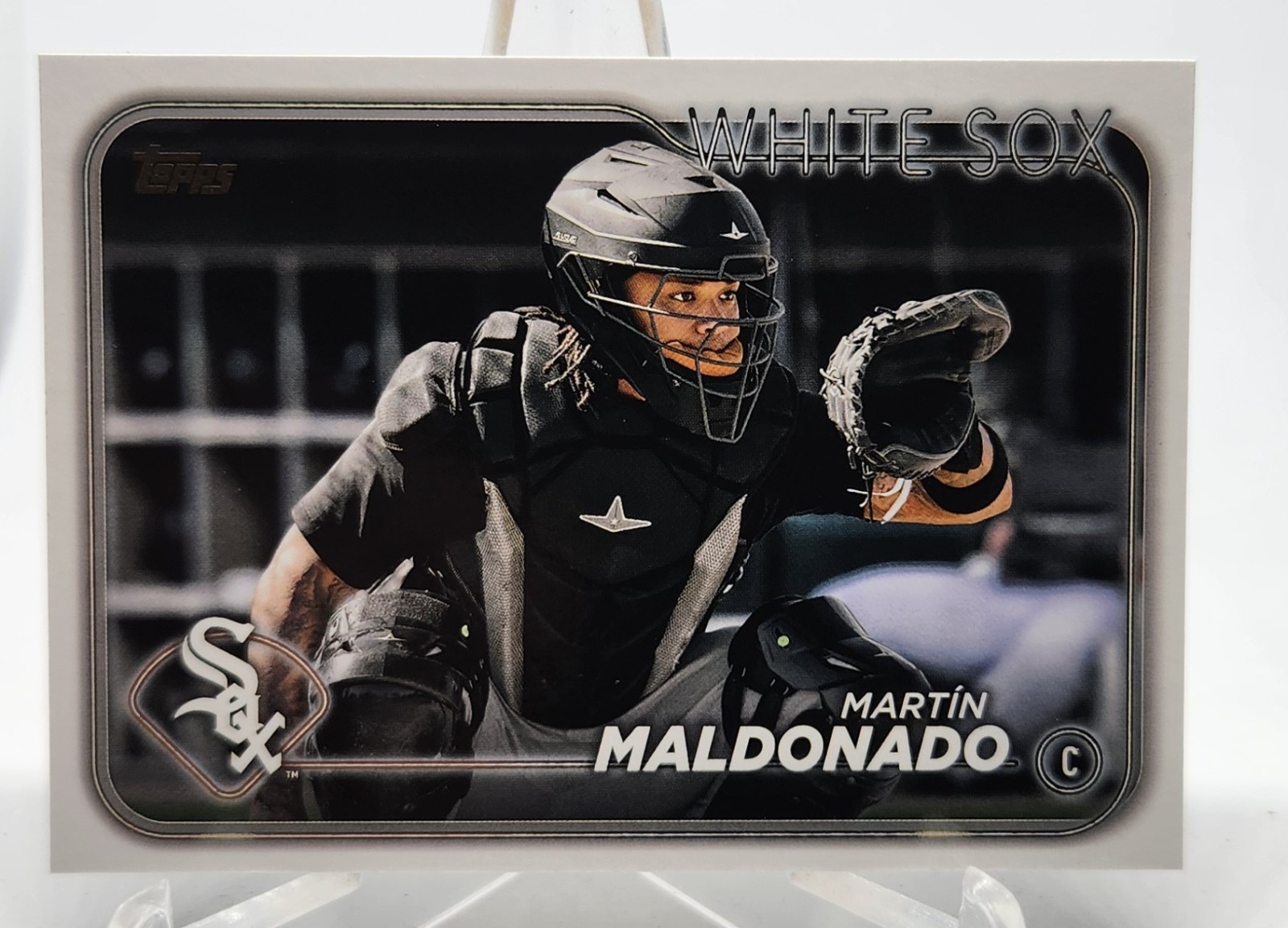 2024 Topps Series 2 MARTIN MALDONADO Golden Mirror SSP Variation -White Sox #469
