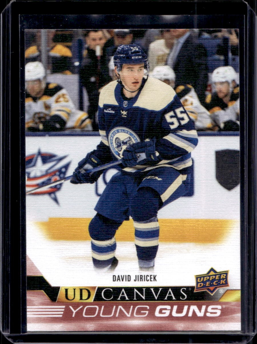 David Jiricek 2022-23 Upper Deck #C227 Young Guns Canvas Rookie