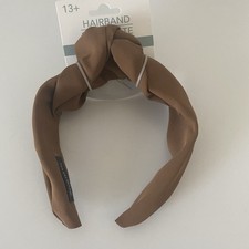 Brown Knot Hairband Fashion Headband For Women Wide Top Knot