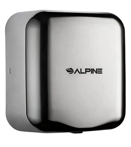 Alpine 40010SSB Hand Dryer Commercial Stainless Steel Drying Station 110V Silver