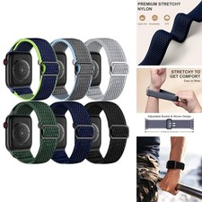 Lerobo Stretchy Nylon Bands for Apple Watch 42mm 44mm 45mm 46mm 49mm