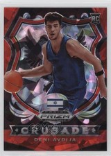 2020-21 Panini Prizm Draft Picks Crusade Red Ice Prizm Deni Avdija #86 2r7