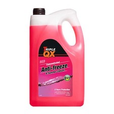 Triple QX TQX 523770481 Antifreeze Coolant 5L 5 Litre Concentrate Red GL12+ -36C