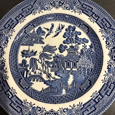 Churchill Blue Willow 8” Plate