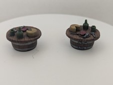Painted miniature terrain Bar/Tavern Tables Fantasy D D Pathfinder Frostgrave