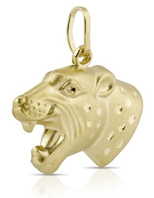 Anhänger Gelbgold 333 Gold Panther 8k Herz Löwe Raubkatze Jaguar Gepard Ketten