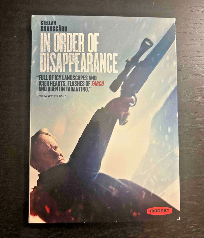 In Order of Disappearance (DVD, 2014) with slip case