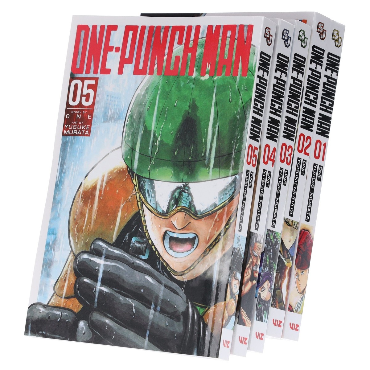 One-Punch Man Series (Vol 1-5) by ONE & Yusuke Murata 5 Books
