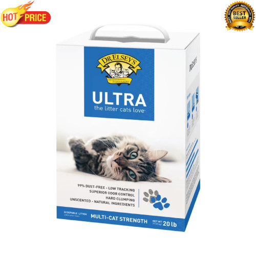Precious Cat Ultra Unscented Hard Clumping Clay Cat Litter D