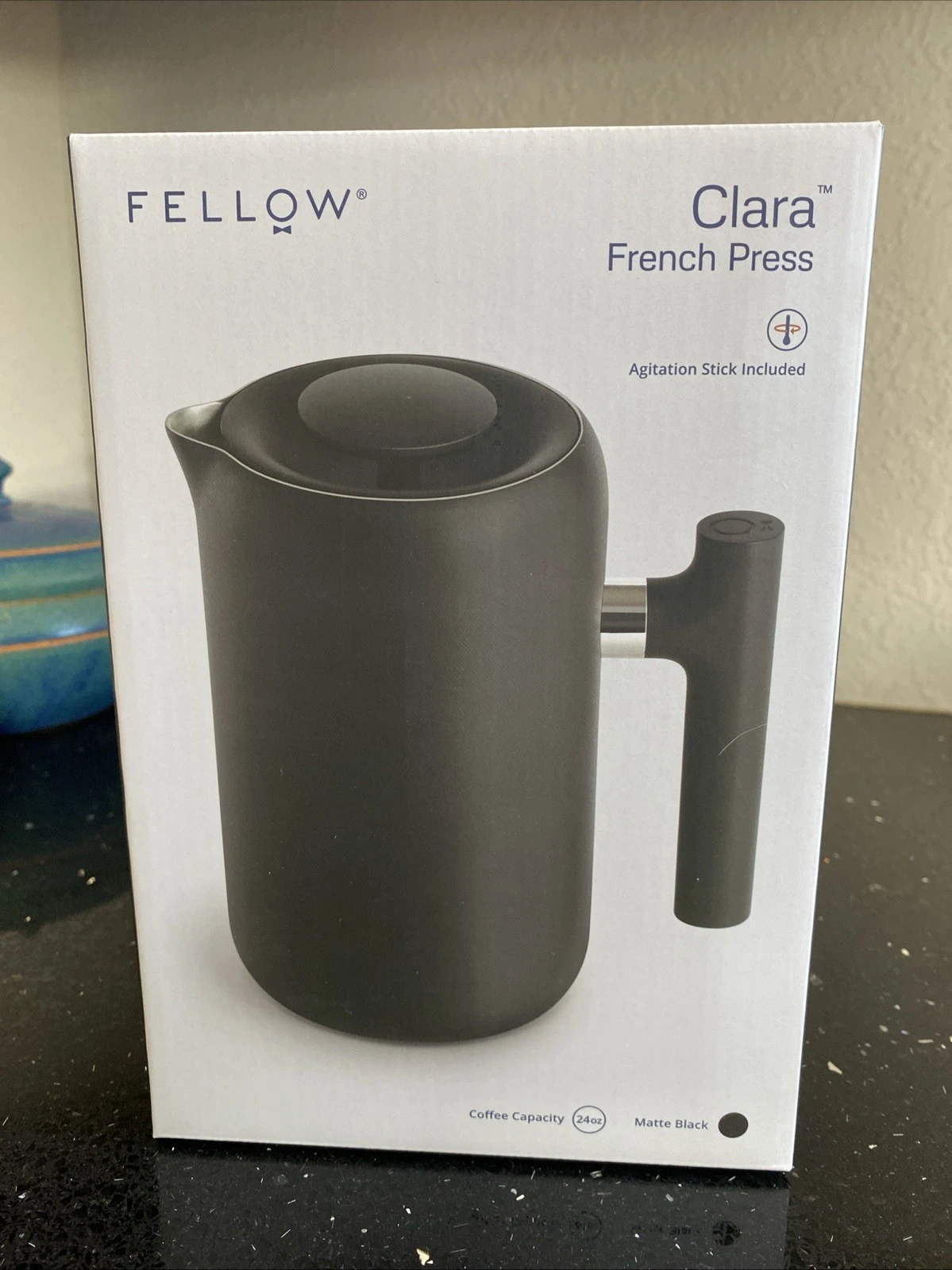 Fellow Clara French Press Coffee Maker - Matte Black, 24oz Unopened NIB!
Opens in a new window or ta