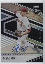 2020 Elite Extra Edition Prime Numbers A Signatures 170/198 CJ Van Eyk Auto 14tz