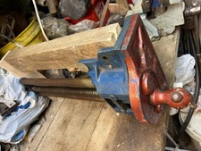 Awesome RECORD IRWIN No. 52 1/2 PD Vintage Heavy Duty Woodworking Vise Dead Mint 70675