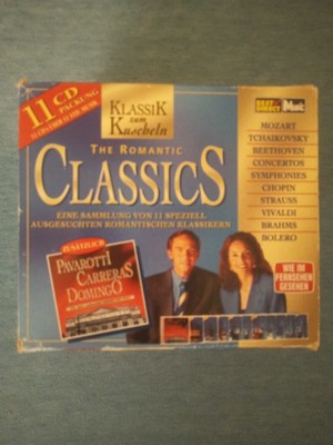 11 CD The Romantic Classics Klassik zum Kuscheln Mozart Strauss Vivaldi