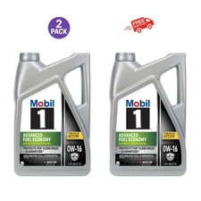 2 PACK - Mobil 1 Advanced Fuel Economy Full Synthetic Motor Oil 0W-16, 5 Quart