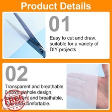 Pndeyo 2 Sheets White Fursuit Eye Mesh, Printable PVC 0.8mm