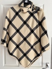 RAR Ralph Lauren 100% Lammwolle Saft Cape Poncho Größe S/M