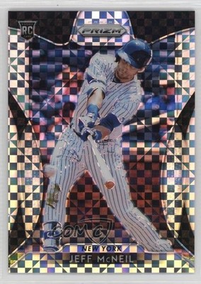 2019 Panini Prizm Tier II Plaid Power 26/75 Jeff McNeil #145 Rookie RC hg6