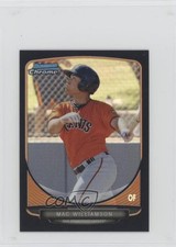 2013 Bowman Chrome Minis Black Refractor 9/25 Mac Williamson #47 0b0