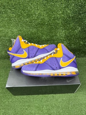 Size 10.5 - Nike LeBron 8 Lakers - DC8380-500 DS NEW
