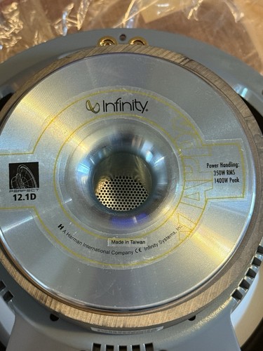 Infinity Kappa Perfect 12.1D 12” Dual-Voice Coil Automotive Subwoofer 4 OHM NEW - Picture 11 of 15