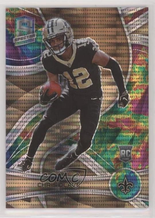 2022 Panini Spectra Rookies Celestial Prizm 40/99 Chris Olave #147 0w33