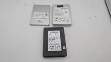Lot Of 5 256GB 2.5 SATA SSD Mixed Brands 100 Health