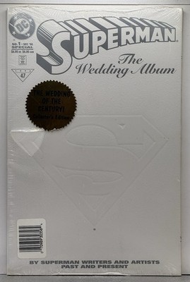 Superman Wedding Album #1 DC Universe DCU Logo Variant Sealed 1996