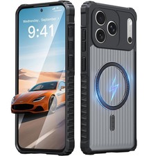 Translucent Matte Magnetic Full Camera Protection Shockproof Cell Phones Case