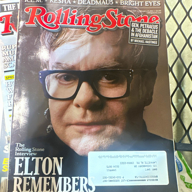 Rolling Stone Feb 2011 Issue 1124 Elton John Cover Interview Michael Hastings