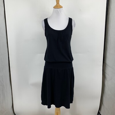 James Perse Tank Dress Women 2 Black Sleeveless Scoop Jersey Blouson Knee Length | eBay James Perse Tank Dress Women 2 Black Sleeveless Scoop Jersey Blouson Knee Length | eBay