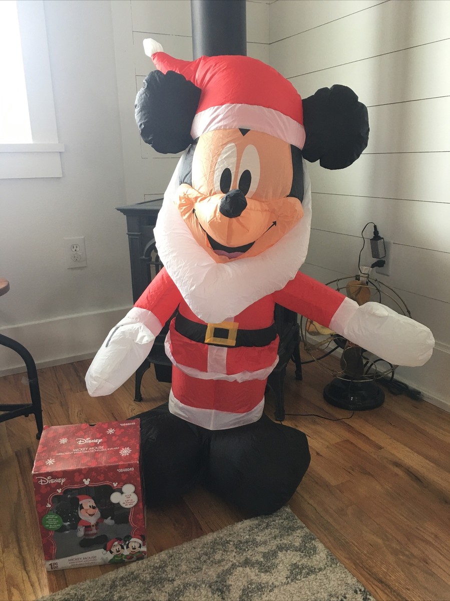 DISNEY 3.5 FT CHRISTMAS HOLIDAY AIRBLOWN INFLATABLE MICKEY MOUSE
