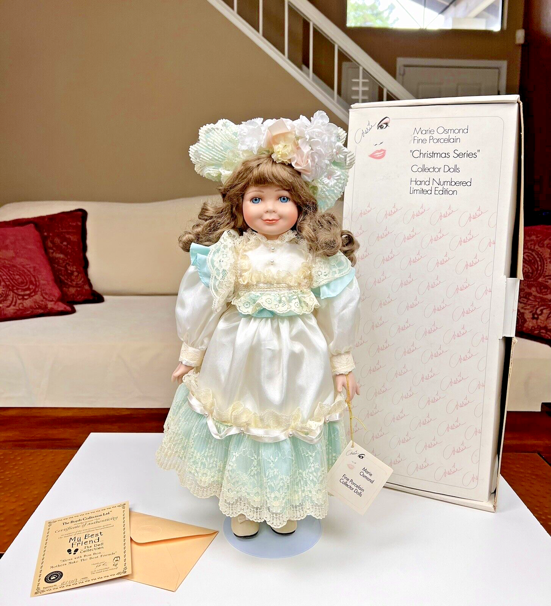 Marie Osmond Porcelain Doll Brittany Musical Collector Doll 17” Limited  Edition