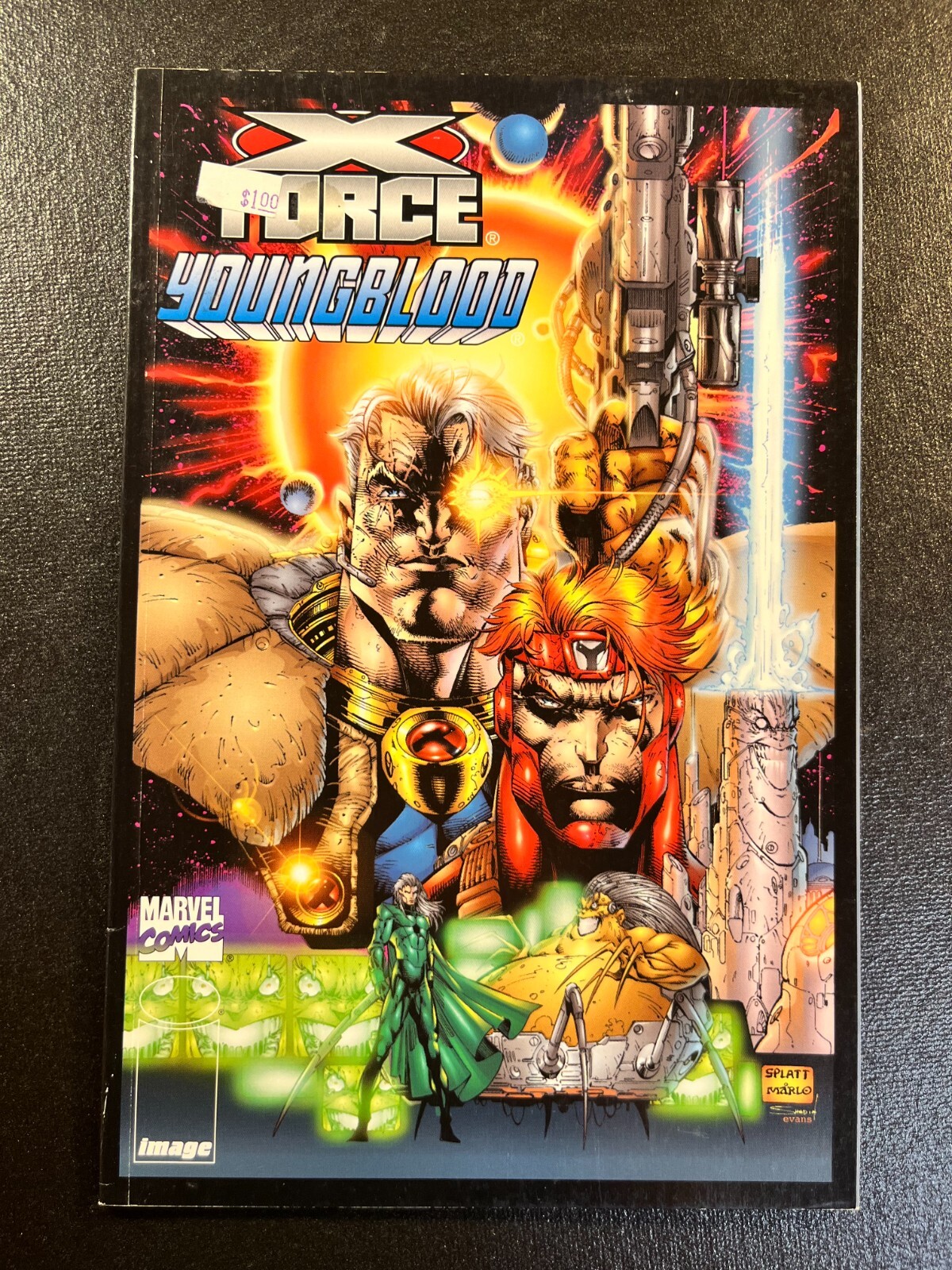X Force Youngblood 1 STEPHEN PLATT Cover Marvel V 1 Youngblood McFarlane Spawn