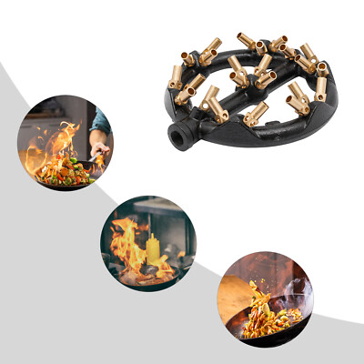 #ad 23 Tips Heads Jet Burner Round Shape Natural Gas Jet Burner 22.5cm Cast Iron NEW $38.88