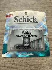 Schick FX Diamond Razor Refill Blades - 1 Pack, 5 Cartridges New