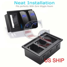 3PCS Car Rocker Switch Clip Panel Patrol Holder Housing ARB Carling Style