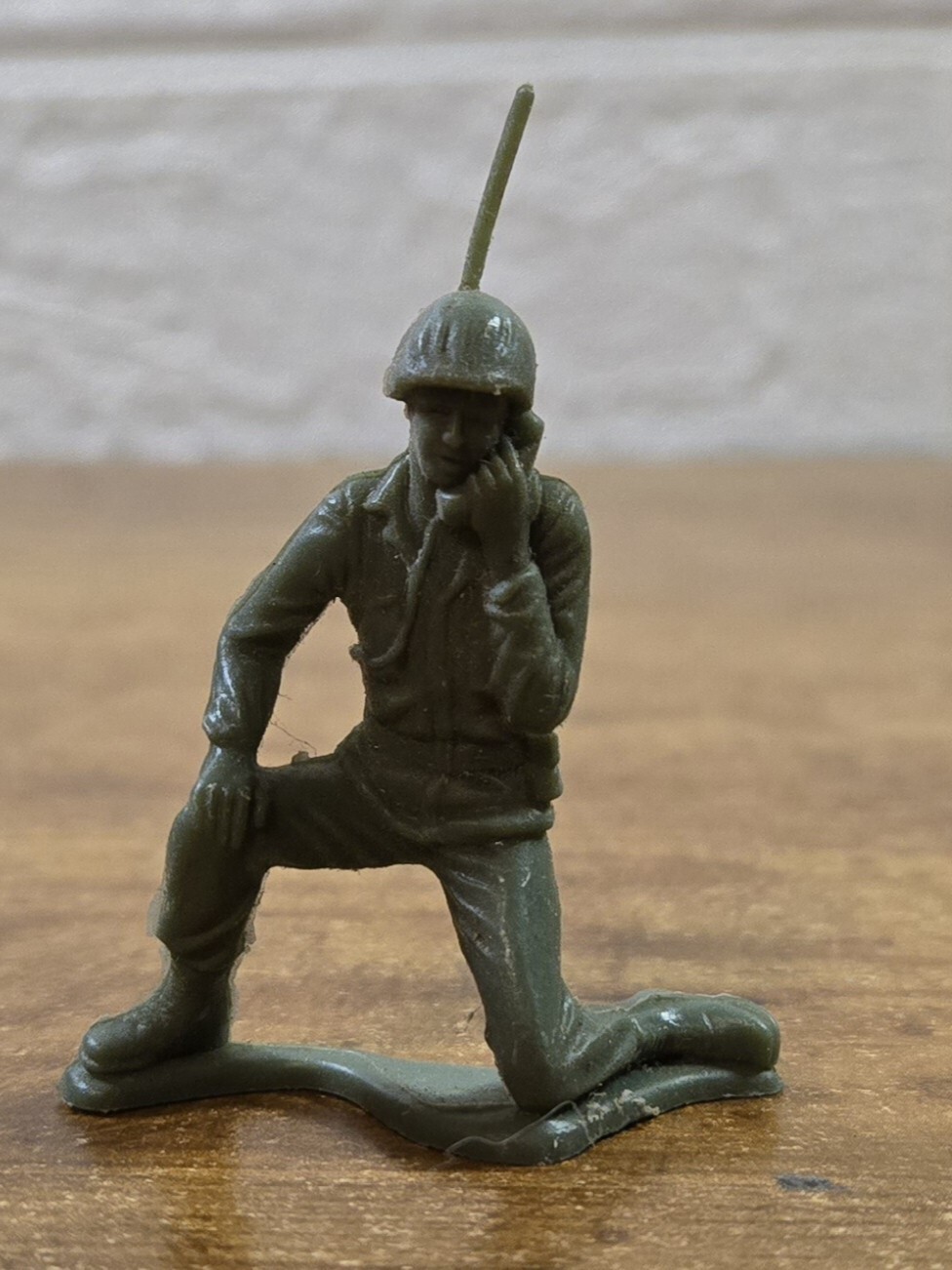 VTG 15 Pc. Green Plastic Infantry Army Plastic Figures (Various Makers), Preown