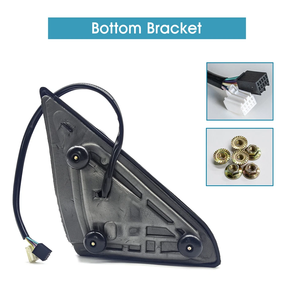 Espejos retrovisores de remolque eléctricos para Dodge Ram 2500 3500 LH+RH laterales cromados 2015 2016 2017 2018 Foto 4 de 4