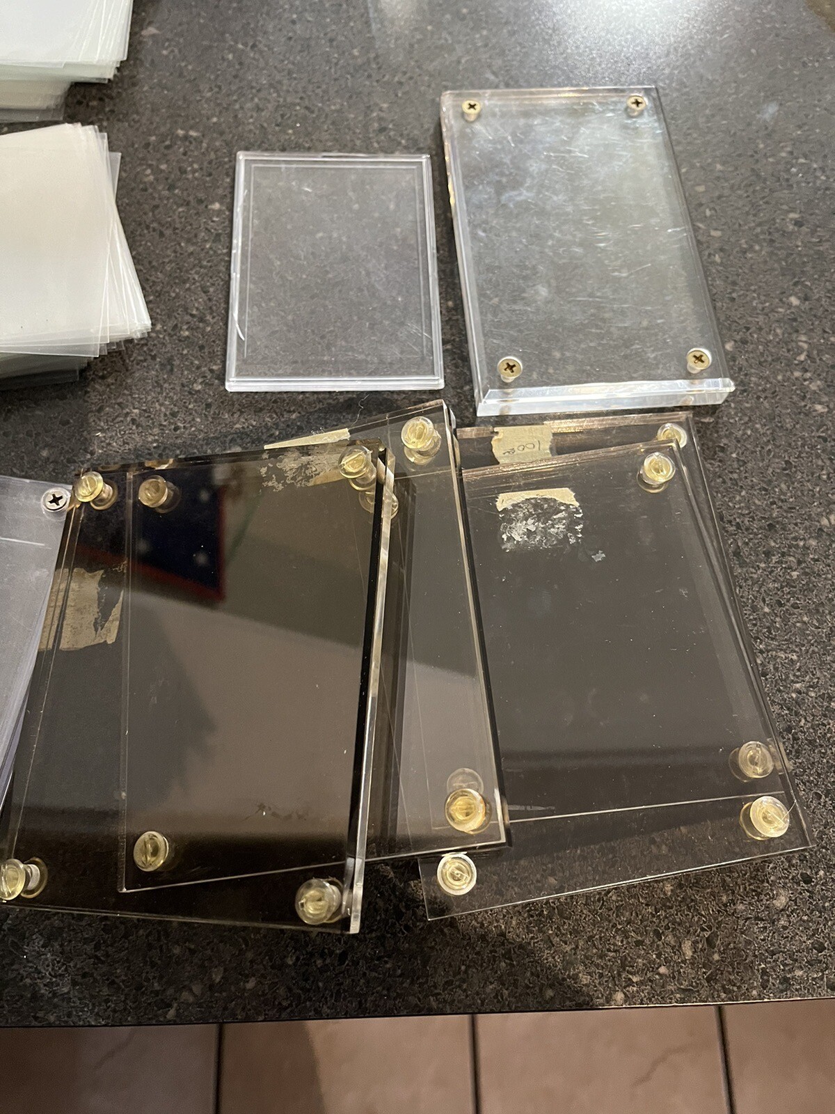 Trading Card Supplies Top Loaders, Penny Sleeves, Snap/Screw Down